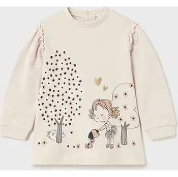 Dívčí mikina Šaty/mikina Mayoral 2992 - vel. 80,86,92 - 80 (12 měs.)