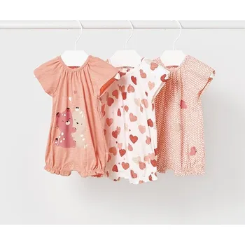 Set 3 dívčích letních overalů Mayoral 1760 - 74 (6-9 měs.)