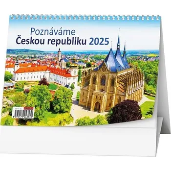 Kalendář Poznáváme Českou republiku 2025 - stolní kalendář