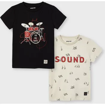 Sada2 triček chlapeckých sounds Mayoral - vel. 110,116,128,134 - 134