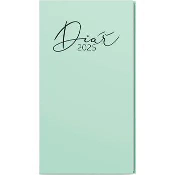 Diář Týdenní diář 2025 Jakub Lamino Pastel kapesní zelená