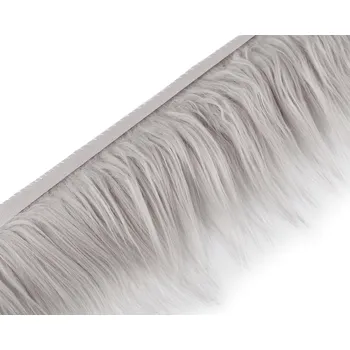 Dekorační kožešina 870867/3 světle šedá 0,13/1 m