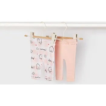 Dívčí kalhoty Set 2 legín dívčích Mayoral - vel. 65 (2-4m), 70 (4-6m), 74 (6-9m), 80 - 4-6m (vel. 70)