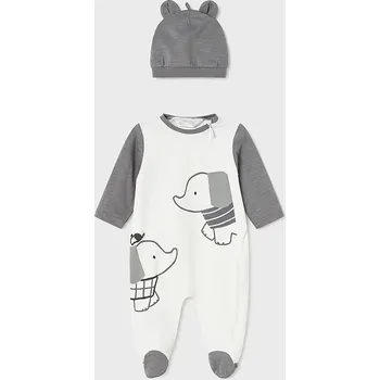 Kojenecká čepice Chlapecký overal s čepičkou Mayoral 1758 - vel. 1-2, 2-4 měsíců - 1-2m (vel. 60)