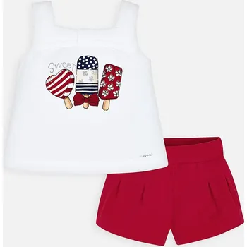 Dívčí kraťasy Set trička a kraťasy dívčí Mayoral - vel. 128 - 128