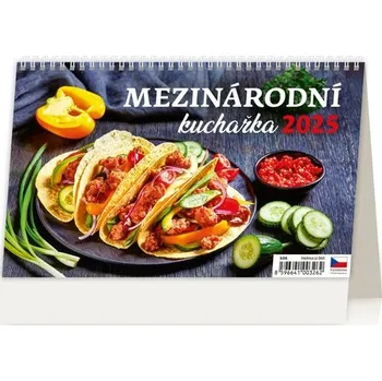 Kalendář Mezinárodní kuchařka 2025 - stolní kalendář