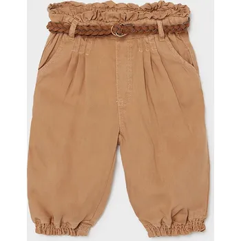Dívčí kalhoty ECOFRIENDS kalhoty dívčí Mayoral - vel. 80,86 - 80 (12 měs.), karamelová
