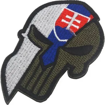 Nášivka WARAGOD Vyšívaná nášivka Punisher, Slovensko