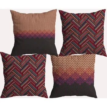 Dekorativní polštářek Povlaky na polštáře 40x40 cm Wendy set 4 ks EMI