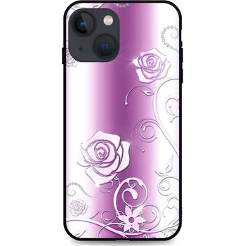 Pouzdro na mobilní telefon Kryt iPhone 13 silikon Abstract Roses (obal neboli pouzdro na iPhone 13)