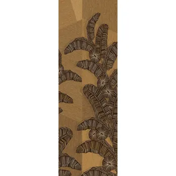 Tapeta Masureel Vliesová obrazová tapeta na zeď, hnědá, listy, DGAMA2013-260, Amani, Masureel, velikost 1,06 x 2,6 m