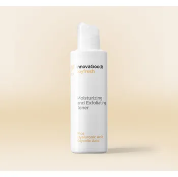 InnovaGoods Hydratační a exfoliační tonikum na obličej Rice Joyfresh 150 ml