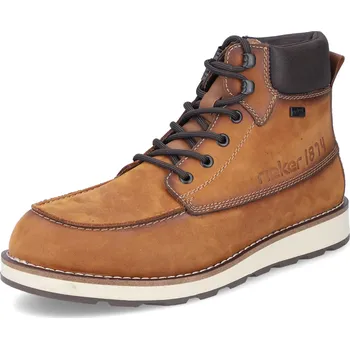 Pánská zimní obuv PÁNSKÉ KOTNÍKOVÉ BOTY RIEKER 30020-68 ŽLUTÁ Barva: ŽLUTÁ, Velikost: 43