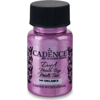 Speciální výtvarná barva Akrylová barva Cadence Dora Metallic, 50 ml - cyklaménová