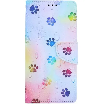 Pouzdro na mobilní telefon Pouzdro Xiaomi Redmi 9C knížkové Tlapky (kryt neboli obal na Xiaomi Redmi 9C)