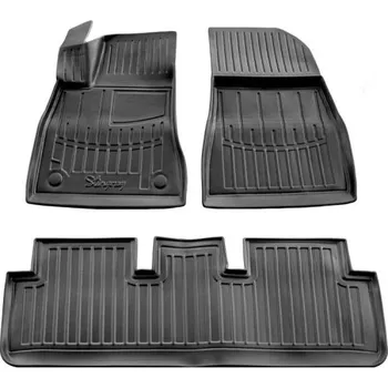 autokoberec Gumové 3D koberce (TPE), TESLA Model 3 Highland, Stingray