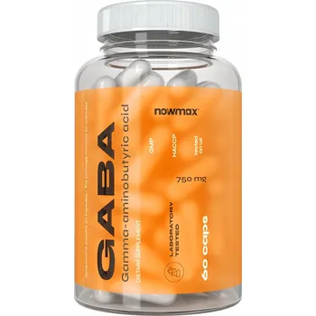 Doplněk stravy nowmax GABA 750 mg 60 kapslí univerzální