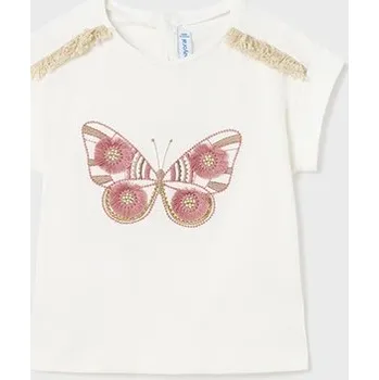 Dívčí tričko Tričko dívčí Mayoral motýl - vel. 92,98 - 92 (2 roky)