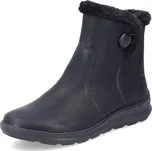 DÁMSKÉ KOTNÍKOVÉ BOTY RIEKER Z0080-00 ČERNÁ Barva: ČERNÁ, Velikost: 43