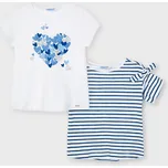 Set 2 dívčích triček Mayoral - vel. 116,122 - 116