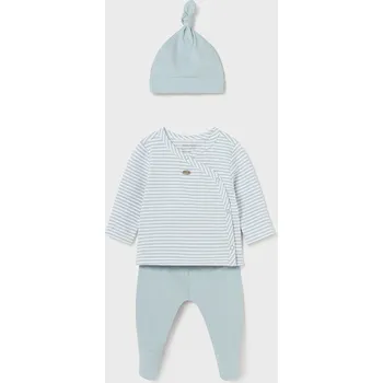 Kojenecká souprava Chlapecký novorezenecký set 3dílný Mayoral 1534 - vel. 0-1m,1-2m,4-6m,6-9m