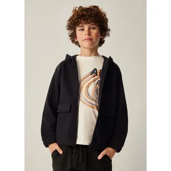 Mikina/bunda chlapecká Mayoral 7441 - černá, 140