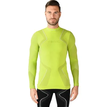 Iron-ic Pánské termo triko s dlouhým rukávem a technologií ODORLESS Barva: Lime, Velikost: L/XL