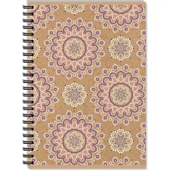 College blok A4 linkovaný Mandala kraft