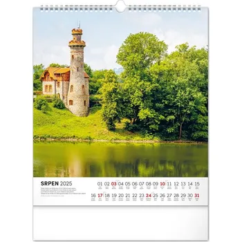 Kalendář Vodní království 2025 - nástěnný kalendář