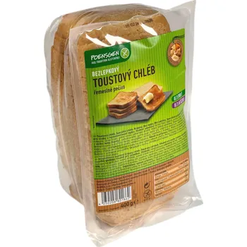 Trvanlivě pečivo Poensgen Toastový chléb bez lepku a laktózy 400 g