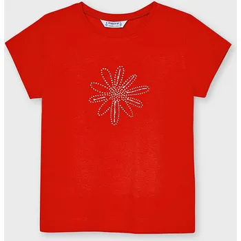 Dívčí tričko červené Mayoral - vel. 122 - 122