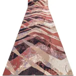 Associated Weavers Běhoun pogumovaný DIGITAL - WEAVES Moderní béžový růžový Šíře: 120 cm