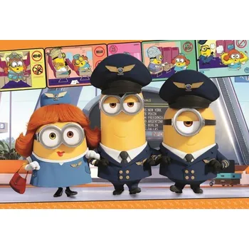 Puzzle Puzzle Mimoni: Na letišti 100 dílků