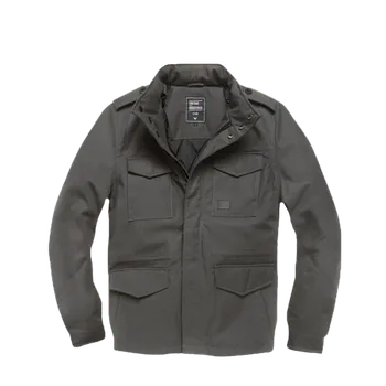 Pánský kabát Vintage Industries Parka Brent, šedá