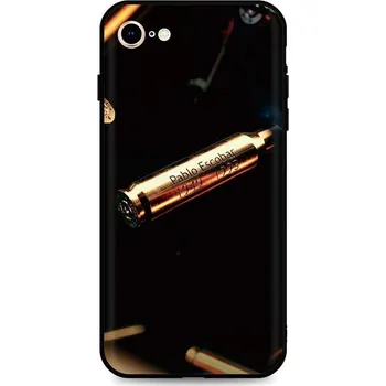 Pouzdro na mobilní telefon Kryt iPhone SE 2020 silikon Pablo Escobar Bullet (obal neboli pouzdro na iPhone SE 2020)
