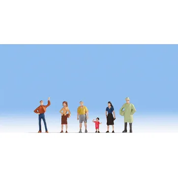 Modelová železnice Postavičky Cestující Hobby H0 - Noch 18100 (Figurky H0 1:87)