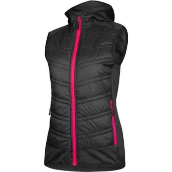 Cyklistická bunda dámská zateplená vesta ETAPE Artemis Pro 2.0 - Černá/růžová, S