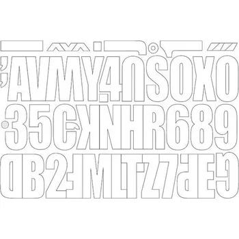 Samolepící etiketa Udělejte si reklamu - samolepicí písmena