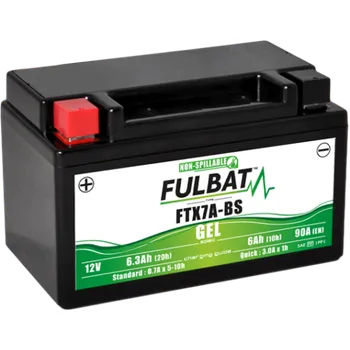 Motobaterie Gelová baterie FULBAT FTX7A-BS GEL (YTX7A-BS GEL) YAMAHA XC 125 Vity 2008-2016
