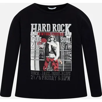 Tričko dívčí Mayoral Rock - vel. 152, 157, 162 - černá, 152