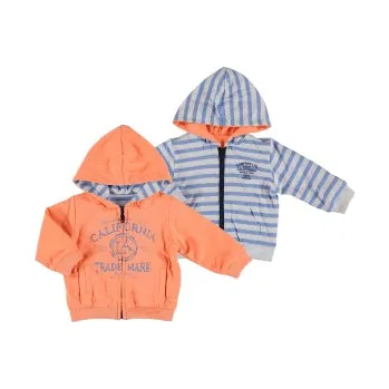 Chlapecká mikina Mikina Kalifornia chlapecká oboustranná - vel. 80 - 80 (12 měs.)