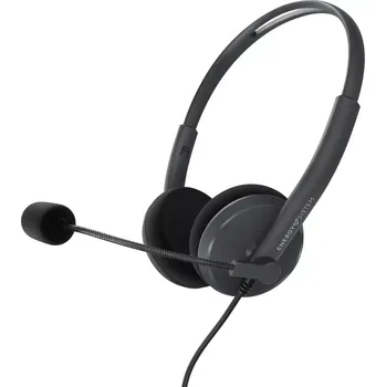 Sluchátka Energy Sistem Headset Office 2, komunikační sluchátka s mikrofonem, černá