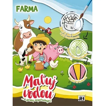 omalovánky Maľuj vodou Farma