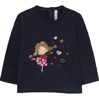 Dívčí tričko Dívčí tričko Ecofriends Mayoral - vel. 98 - 98 (3 roky), modrá navy