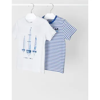 Set 2x tričko chlapecké Boats Mayoral - vel. 110,116,122,128