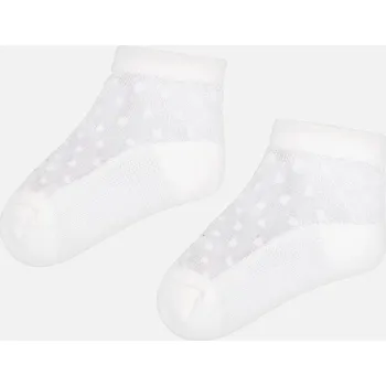 Ponožky pro mladé slečny Mayoral 9094 - vel. 6m,12m,18m - off white, 80 (12 měs.)