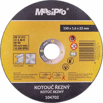 Řezný kotouč Doplňkový sortiment Kotouč řezný - ocel 150x1,6mm