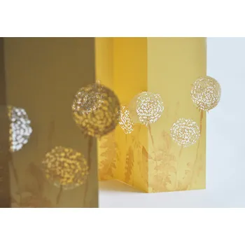 Porigami přání s obálkou Pampeliška, 11x 22 cm