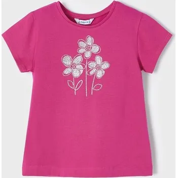 Dívčí tričko Tričko dívčí flower Mayoral - vel. 92,110,116,122,128 - 116, růžová