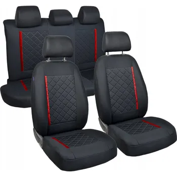 Moto bunda Potah na celou sadu sedadel Zakszwalnia čalounická látka černá univerzální